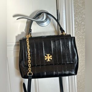 Tory Burch Kira black top handle satchel